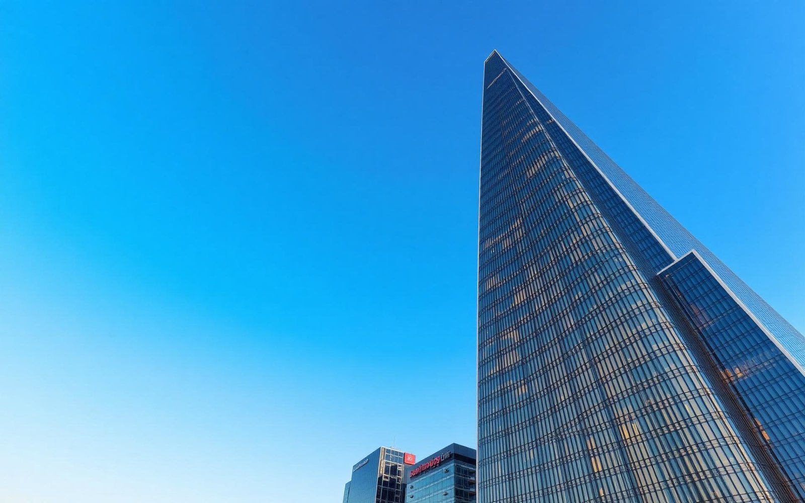 Modern commercial building in Doha, Qatar