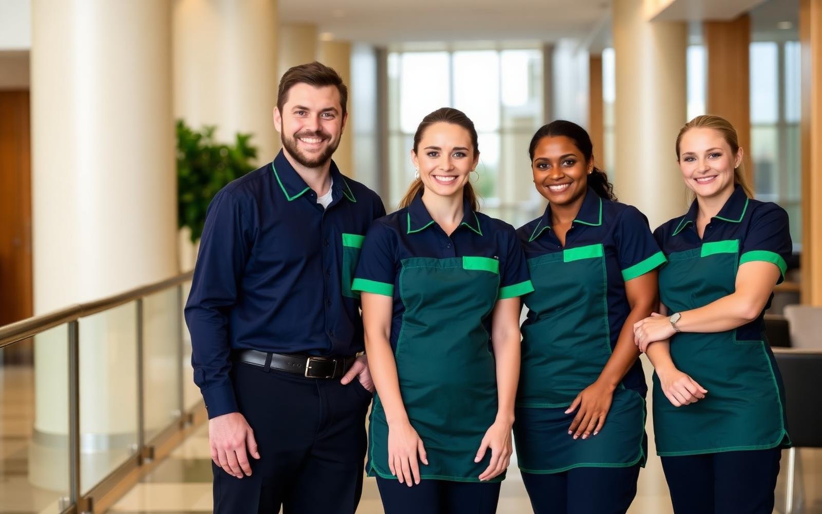Auster professional cleaning team